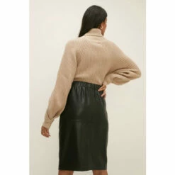 Oasis Rachel Stevens Faux Leather Midi Skirt For Female -Oasis Sales Store unnamed file 650