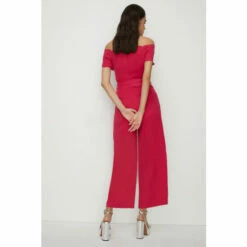 Oasis Scallop Belted Bardot Jumpsuit For Female -Oasis Sales Store unnamed file 665