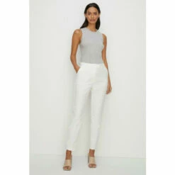Oasis Cotton Sateen Tailored Slim Leg Trouser For Female -Oasis Sales Store unnamed file 703