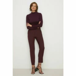 Oasis Cotton Sateen Tailored Slim Leg Trouser For Female -Oasis Sales Store unnamed file 705