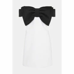 Oasis Bow Detail Bardot Mini Dress For Female -Oasis Sales Store unnamed file 719