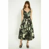 Oasis Floral Printed Scuba Lace Detail Midi Dress For Female -Oasis Sales Store unnamed file 73