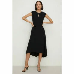 Oasis Premium Keyhole Tiered Midi Dress For Female -Oasis Sales Store unnamed file 730