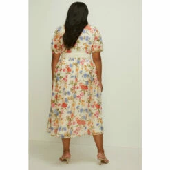 Oasis Plus Size Floral Dobby Chiffon Lace Dress For Female 9 Oasis Plus Size Floral Dobby Chiffon Lace Dress For Female -Oasis Sales Store unnamed file 759