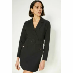 Oasis Premium Tailored Stretch Wrap Blazer Dress For Female