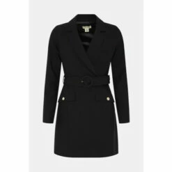 Oasis Premium Tailored Stretch Wrap Blazer Dress For Female -Oasis Sales Store unnamed file 771