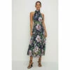 Oasis Petite Lyanna Floral Satin Burnout Midi Dress For Female -Oasis Sales Store unnamed file 799