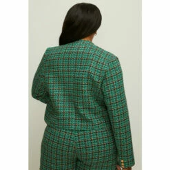 Oasis Plus Size Tweed Pocket Detail Jacket For Female -Oasis Sales Store unnamed file 812