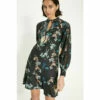 Oasis Floral Print Crepe A-Line Mini Dress For Female -Oasis Sales Store unnamed file 851