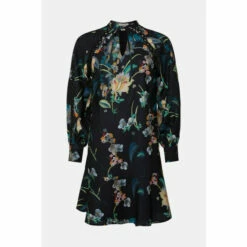 Oasis Floral Print Crepe A-Line Mini Dress For Female -Oasis Sales Store unnamed file 854