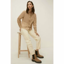 Oasis Crop Pocket Detail Shacket For Female 14 Oasis Crop Pocket Detail Shacket For Female -Oasis Sales Store unnamed file 861