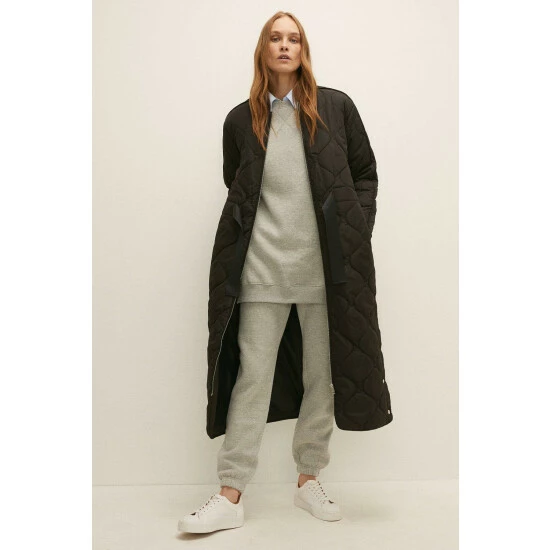 Oasis Quilted Belted Maxi Coat For Female 3 Oasis Quilted Belted Maxi Coat For Female