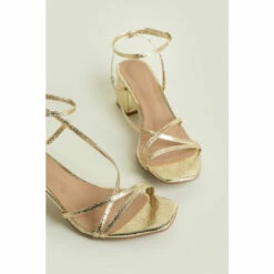Oasis Strappy Block Heeled Sandal For Female -Oasis Sales Store unnamed file 929