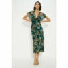 Oasis Delicate Lace Floral V Neck Chiffon Midi Dress For Female -Oasis Sales Store unnamed file 931