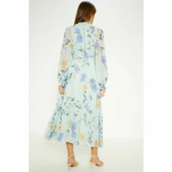 Oasis Lace Trim Eastern Floral Midi Dress For Female -Oasis Sales Store unnamed file 96